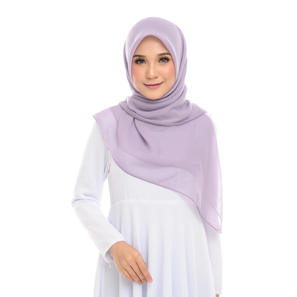 Tudung Bawal Maira Square - Amethyst