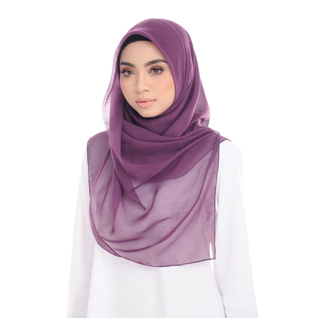 Tudung Bawal Maira Square - Acai