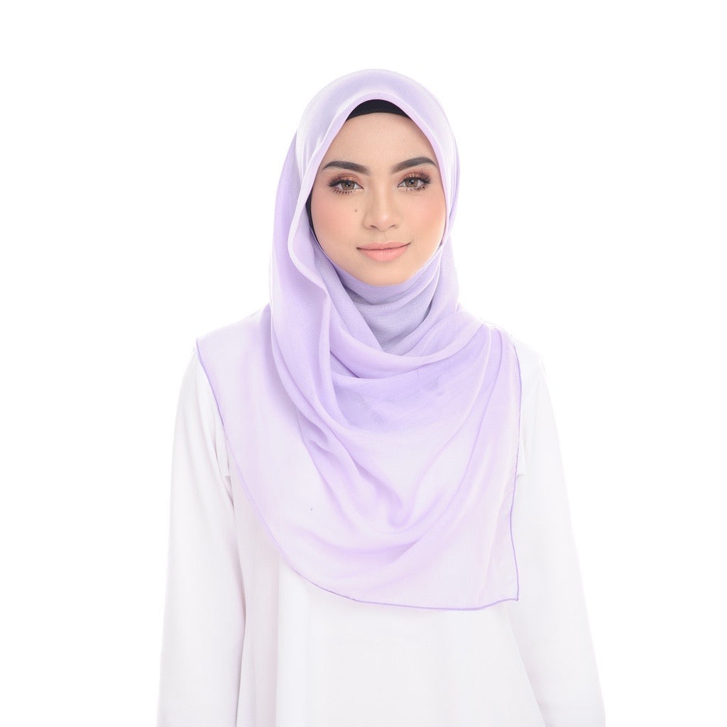 Tudung Bawal Maira Square - Purple Heather