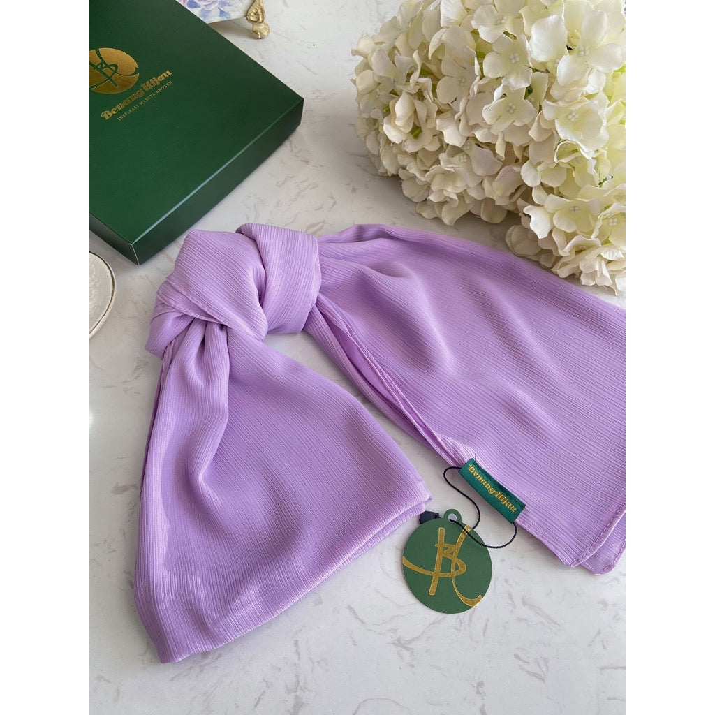 Kamelia Textured Shawl - 17 Pink Lavender