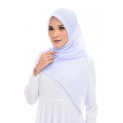 Tudung Bawal Maira Square - Light