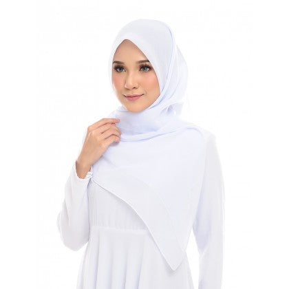 Tudung Bawal Maira Square - Light