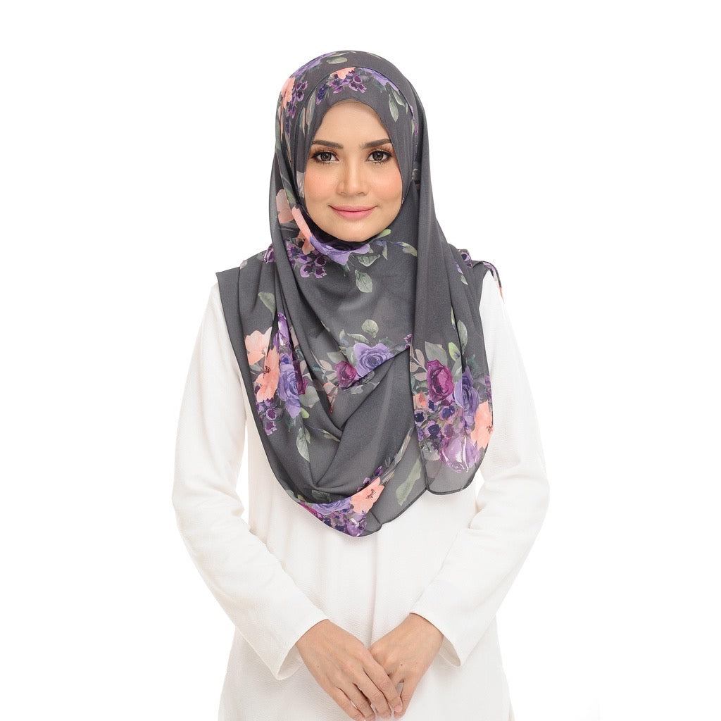 Instant Shawl Lily - 46 Posy Grey