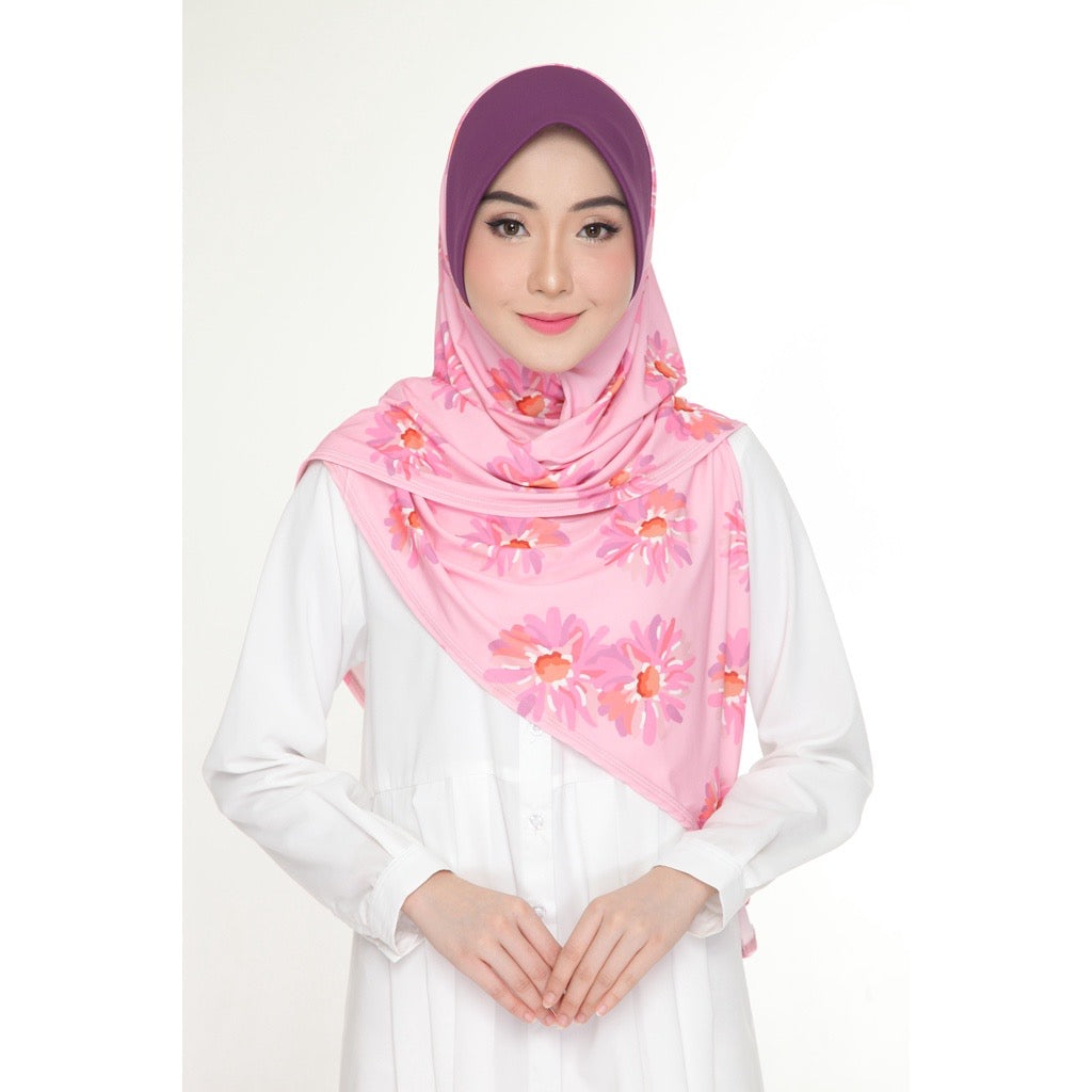 18 Tudung Instant Raisya - Royal Daisy