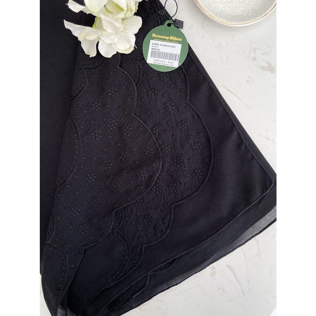 Bawal Sulam Kejora - 26 Black