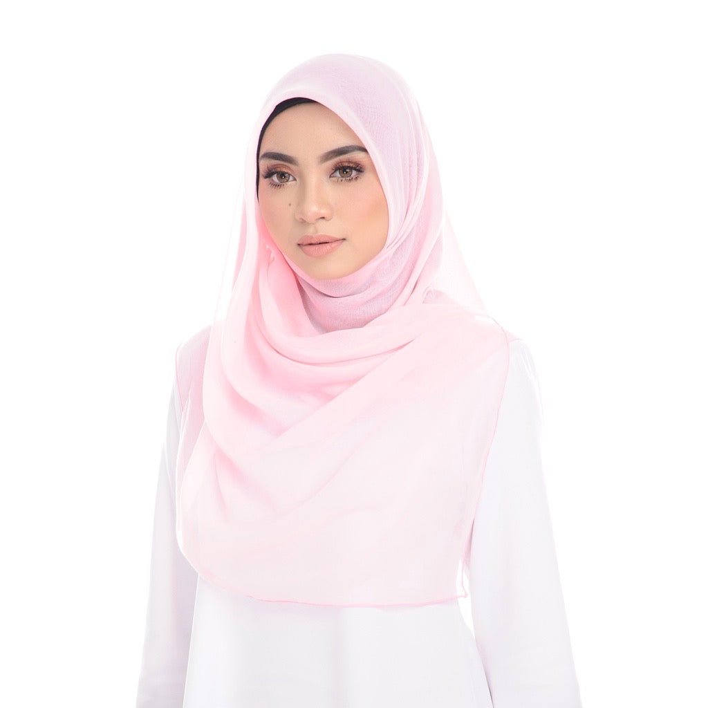 Tudung Bawal Maira Square - Veiled Rose