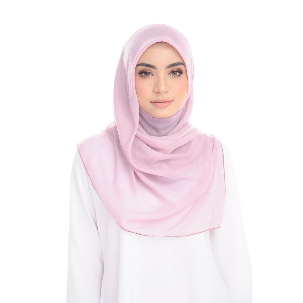 Tudung Bawal Maira Square - Azalea