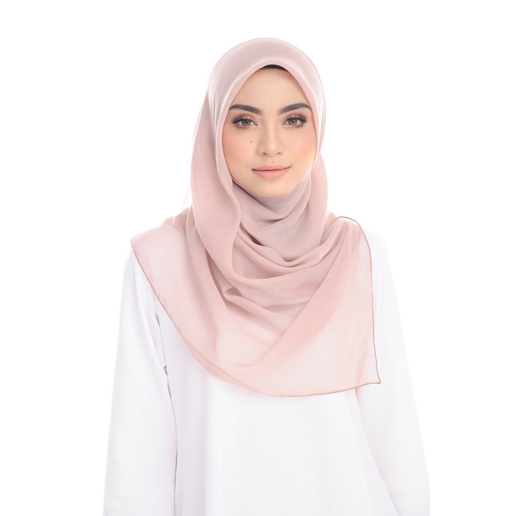 Tudung Bawal Maira Square - Warm Sand
