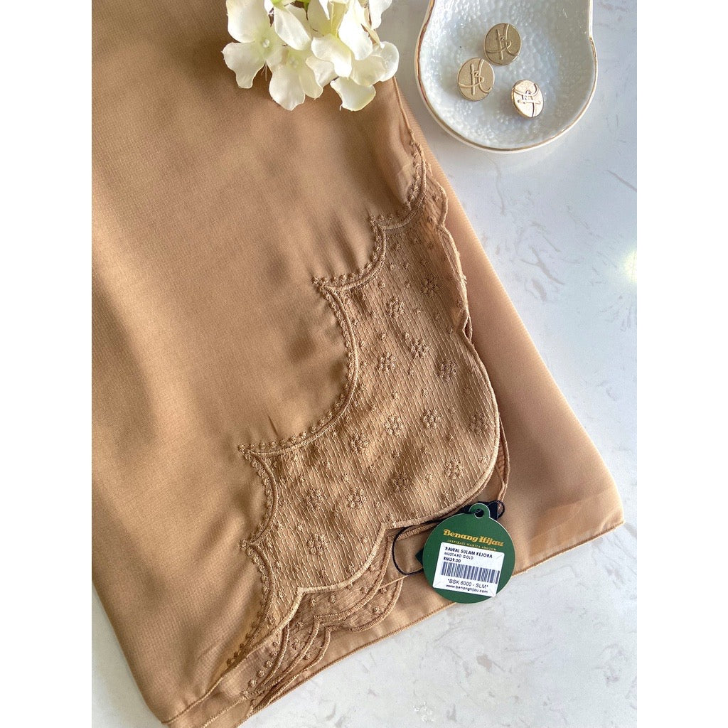 Bawal Sulam Kejora - Mustard Gold