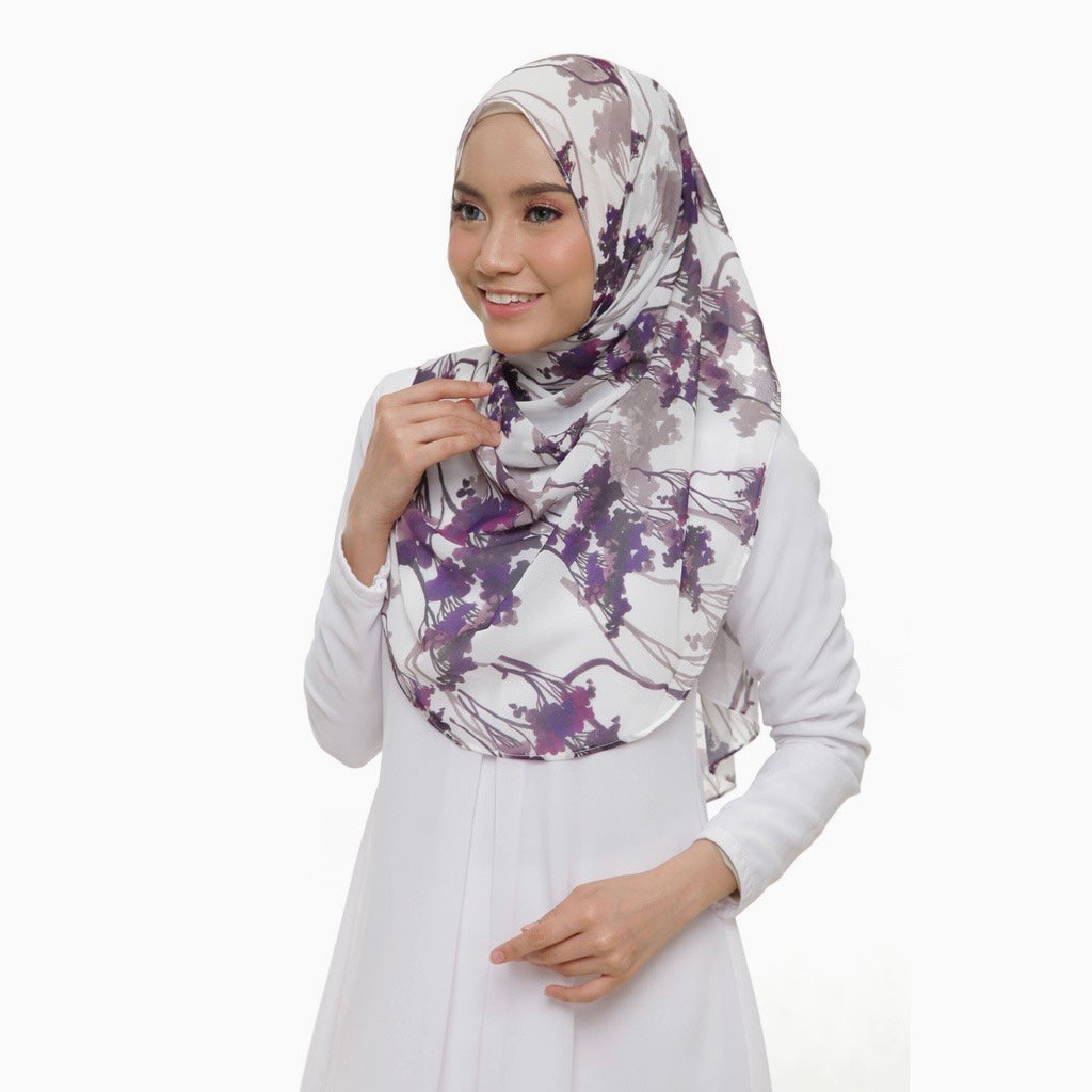 Long Shawl Lisa - Violet Forest
