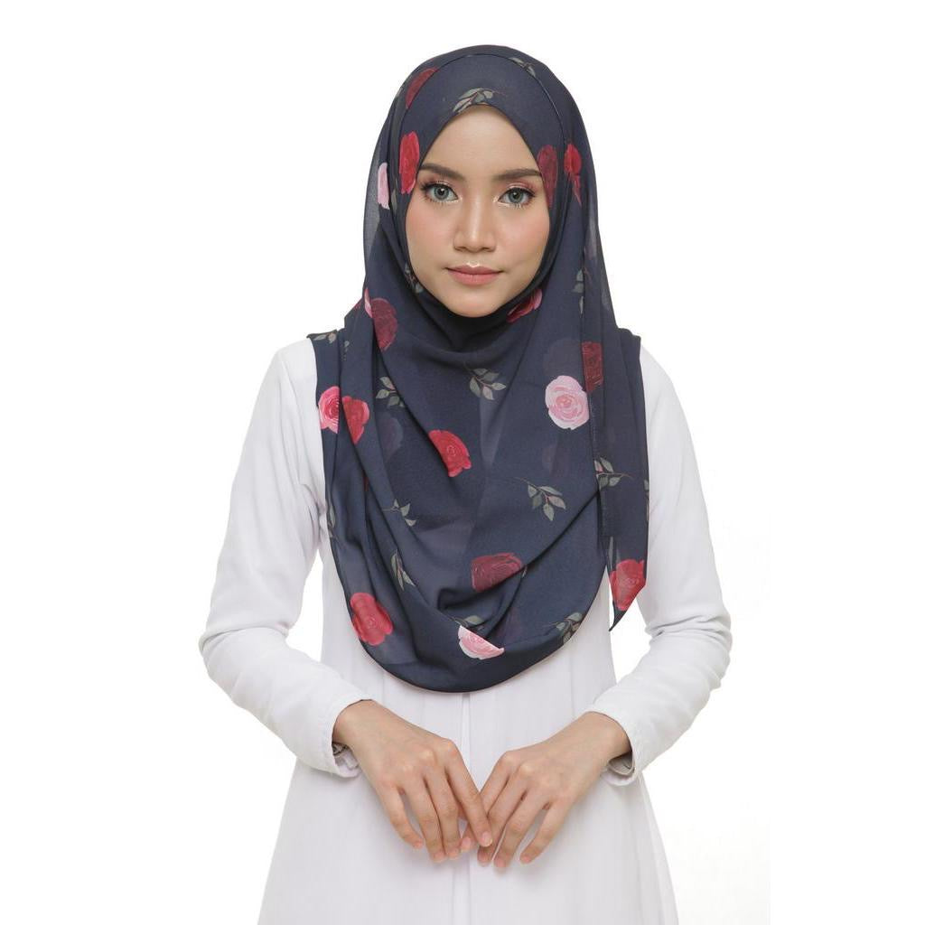 Instant Shawl Lily - Midnight Roses