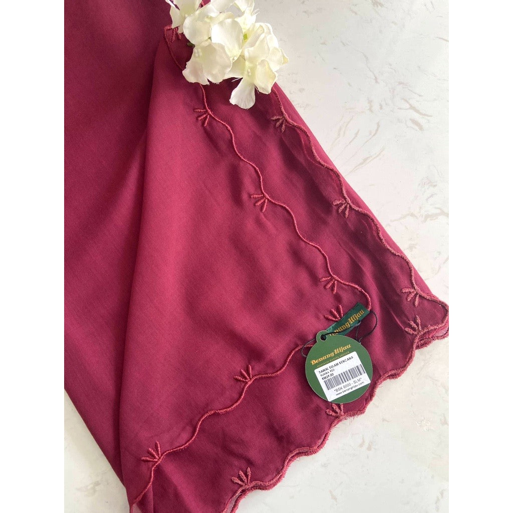 18 Bawal Sulam Kencana - Rumba Red