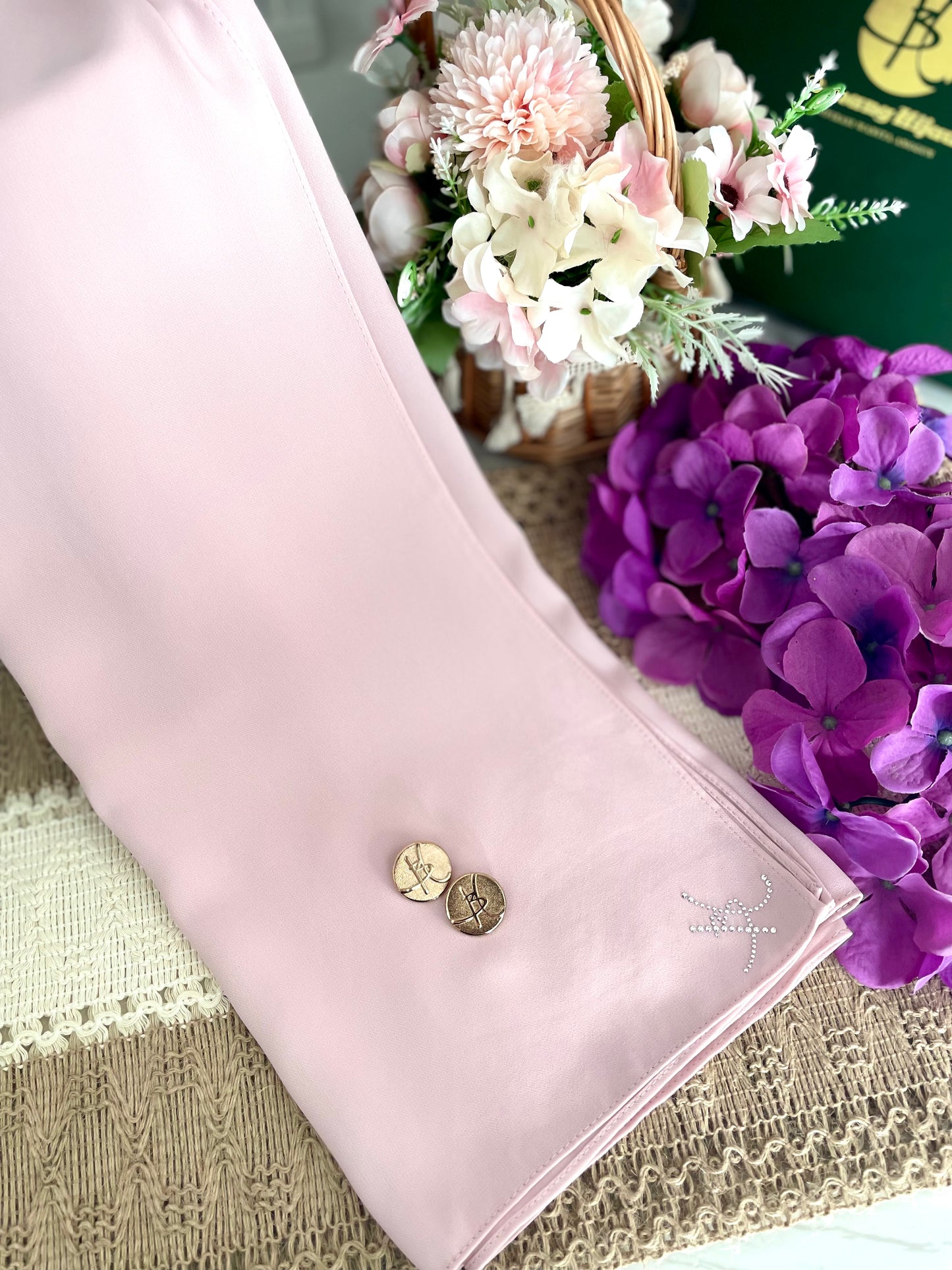 Long Shawl Nadra Luxe - 19 Mauve Morn
