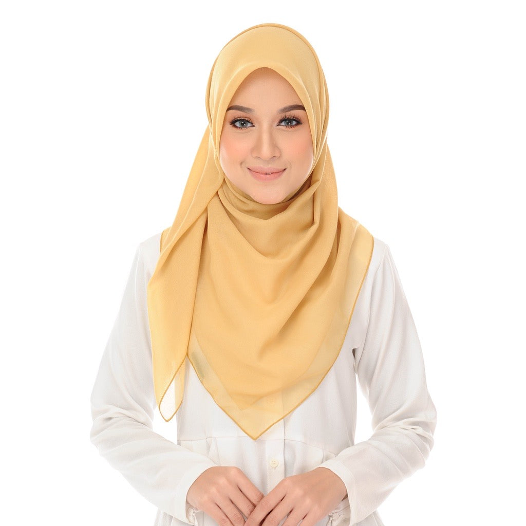 Tudung Bawal Maira Square - Dried Moss