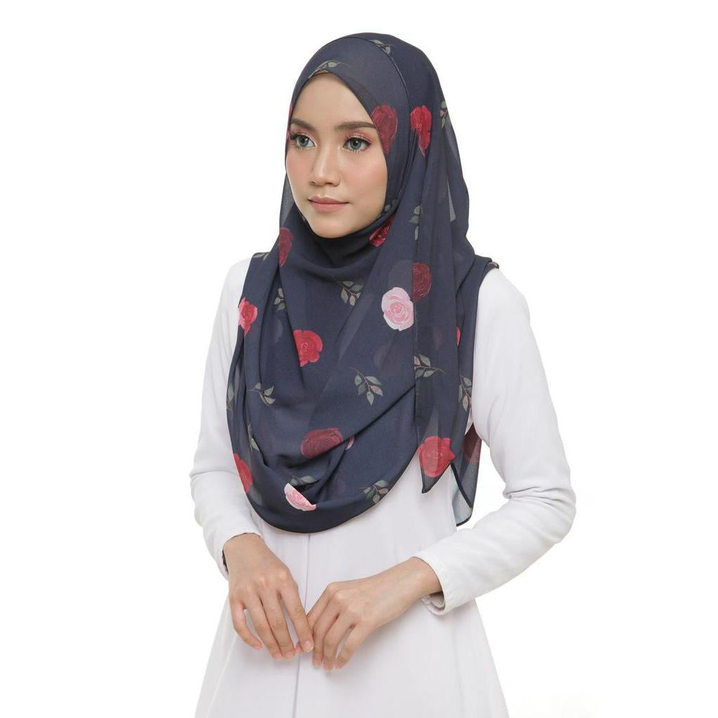 Instant Shawl Lily - Midnight Roses