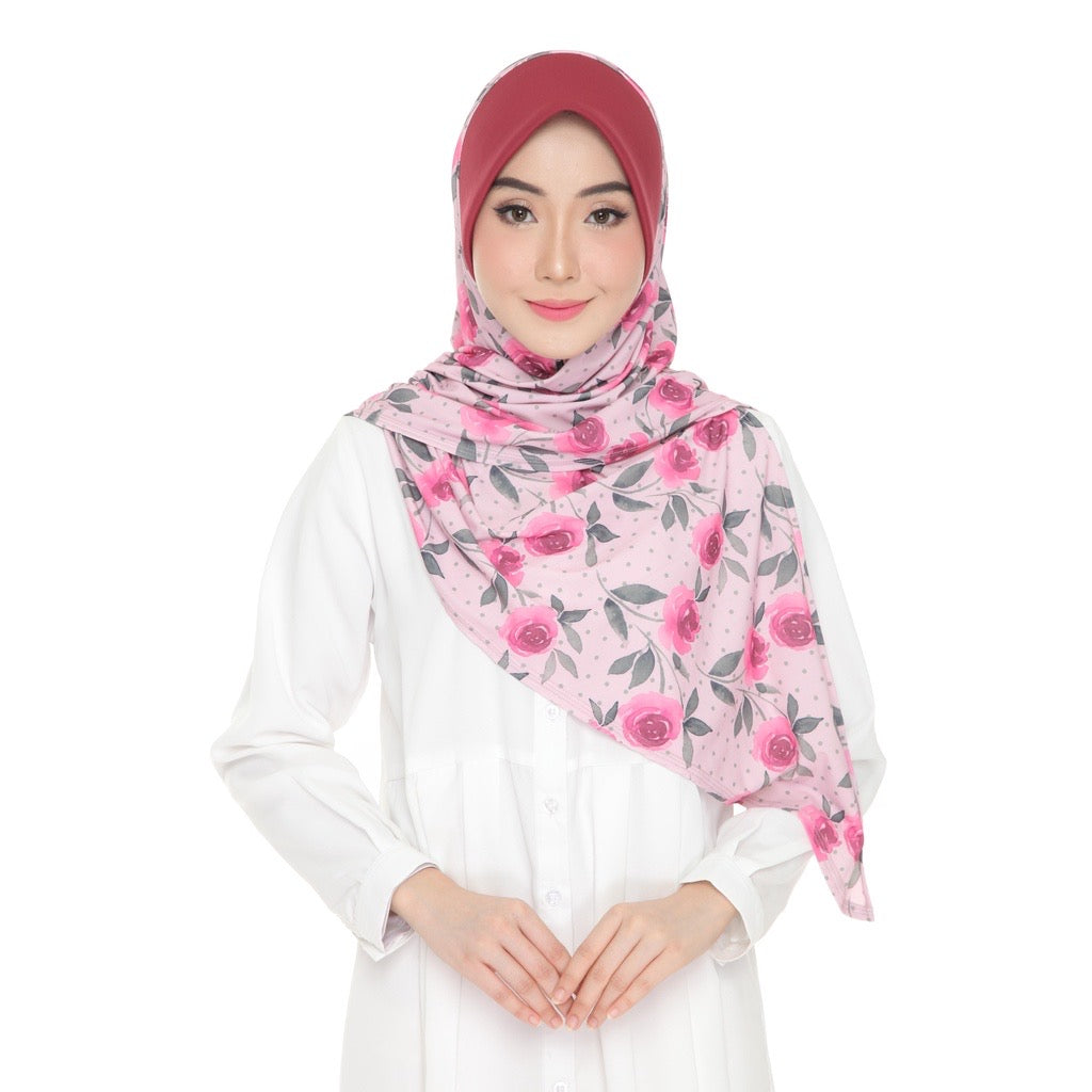 18 Tudung Instant Raisya - English Rose