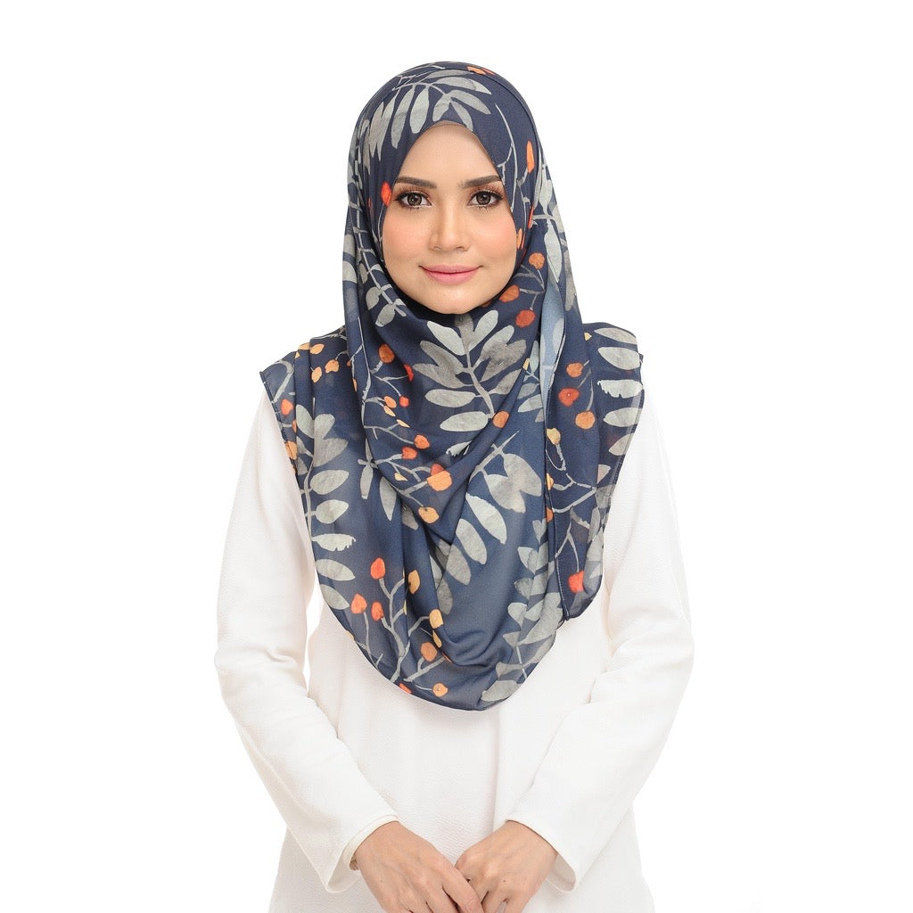 Instant Shawl Lily - 36 Charcoal Fantasy