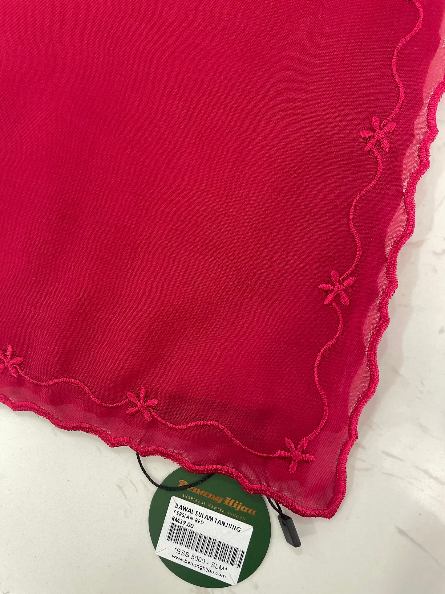 15 Bawal Sulam Tanjung - Persian Red