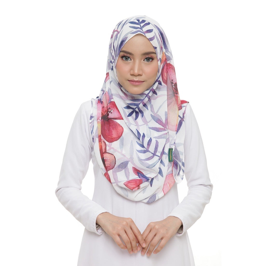 Instant Shawl Lily - 22 Indigo Hibiscus