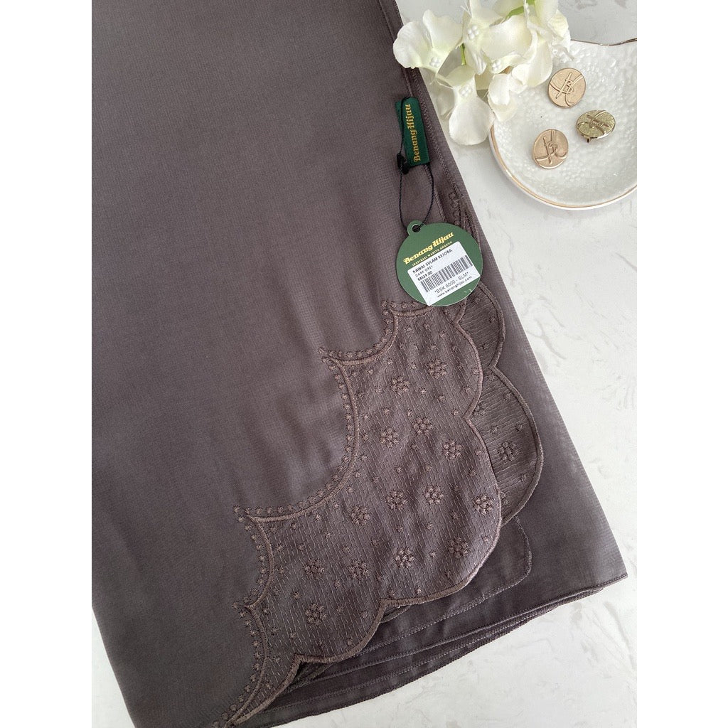 Bawal Sulam Kejora - Dark Grey