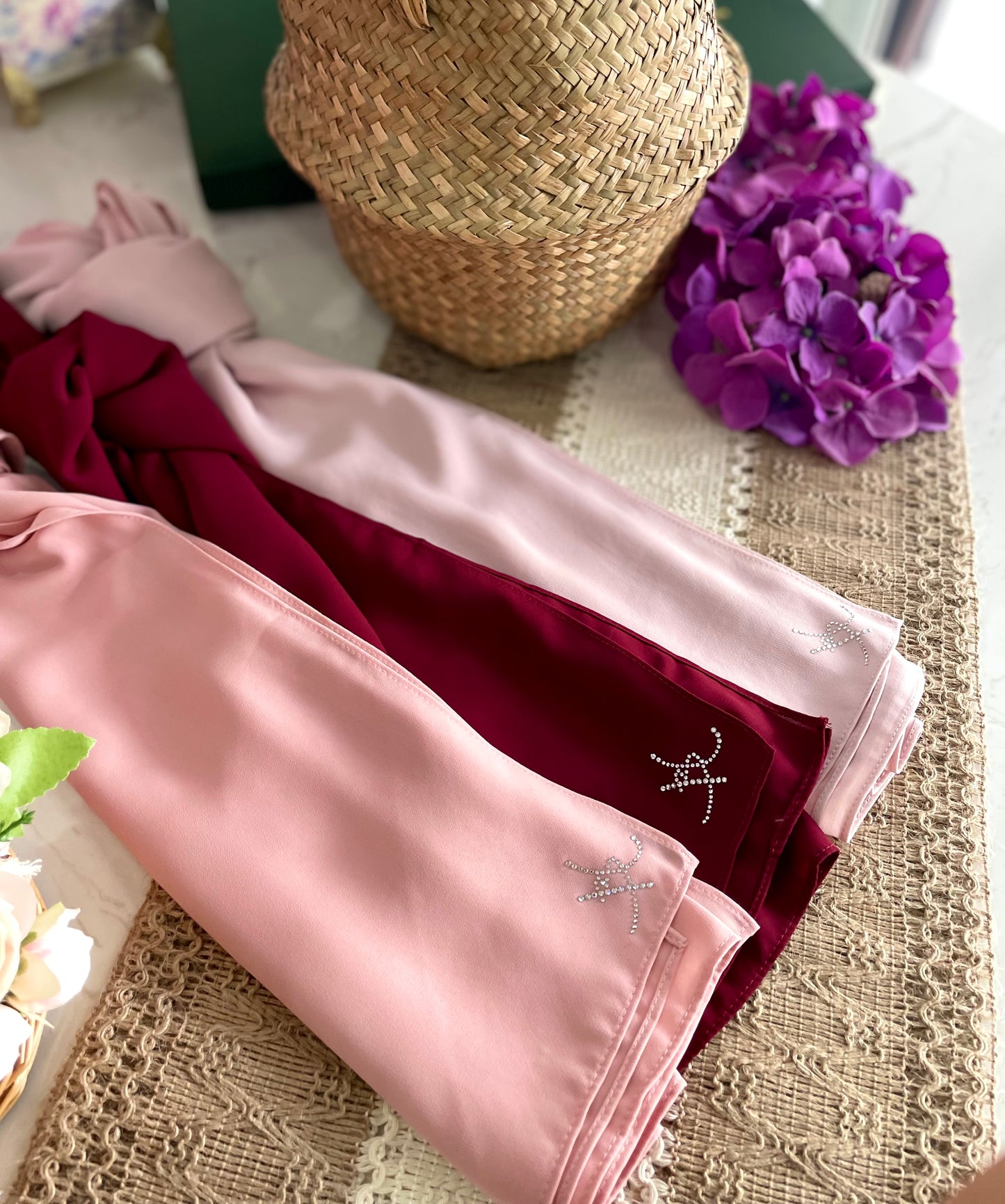 Long Shawl Nadra Luxe - 19 Mauve Morn