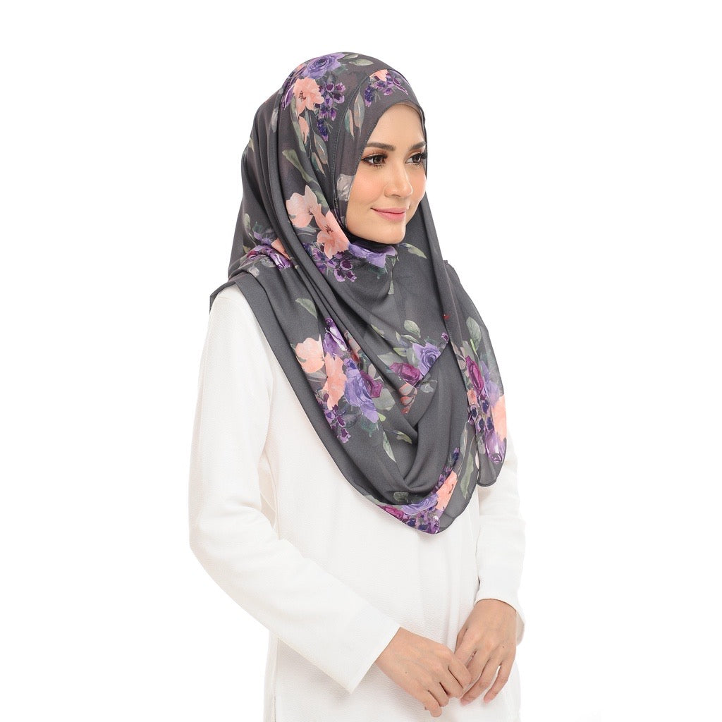 Instant Shawl Lily - 46 Posy Grey