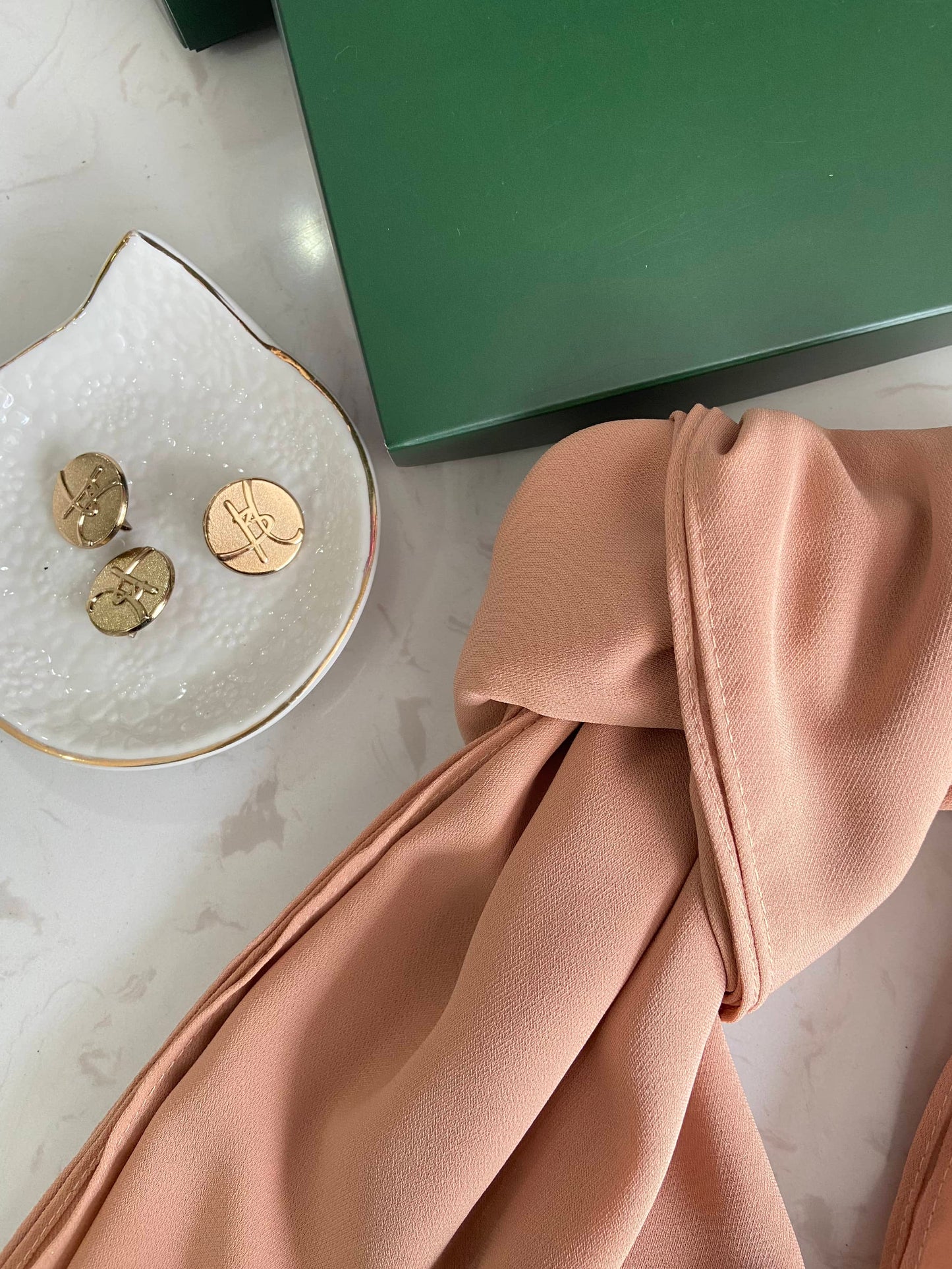 Long Shawl Nadra - Peachskin