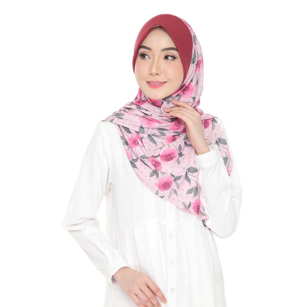 18 Tudung Instant Raisya - English Rose