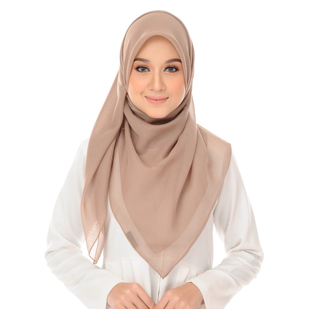 Tudung Bawal Maira Square - Gothic Olive