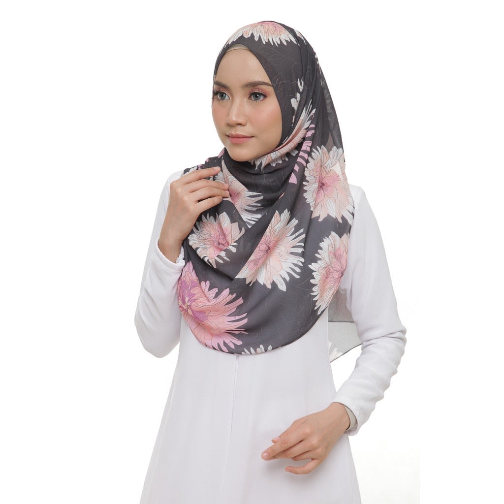 Long Shawl Lisa - 38 Flame Peonies