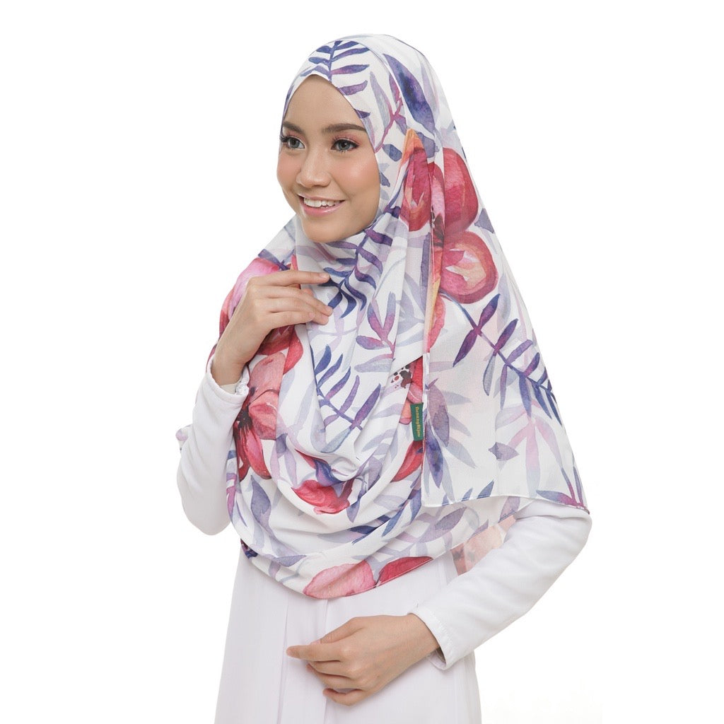 Instant Shawl Lily - 22 Indigo Hibiscus