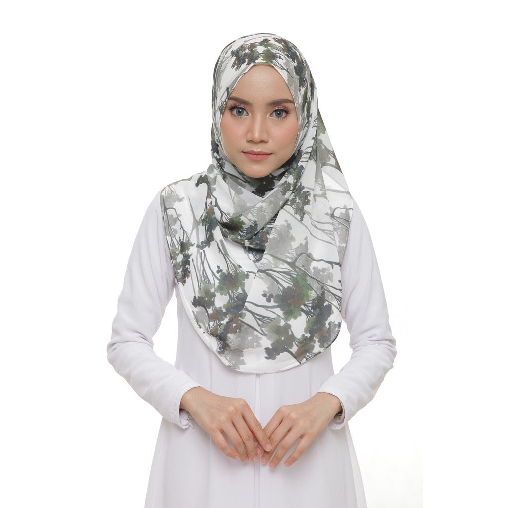 Long Shawl Lisa - Green Forest