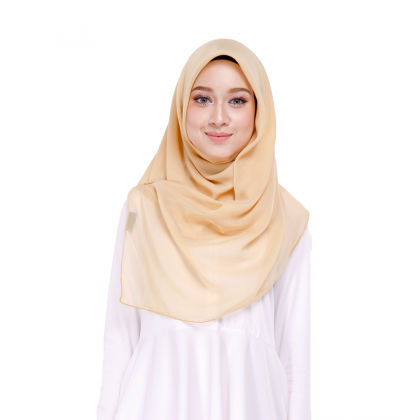 Tudung Bawal Maira Square - Sandy Shades