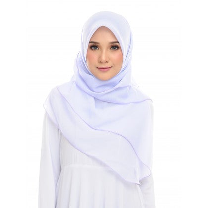 Tudung Bawal Maira Ruffle - Light Shades