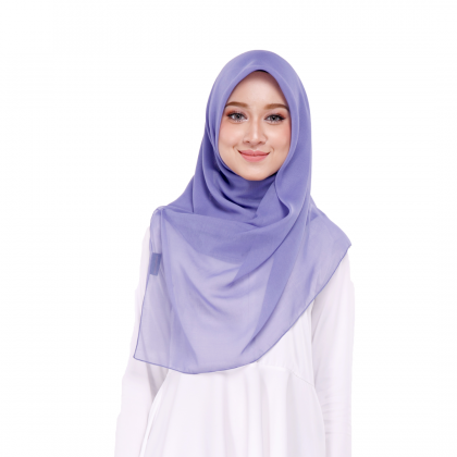 Tudung Bawal Maira Square - Purply Shades