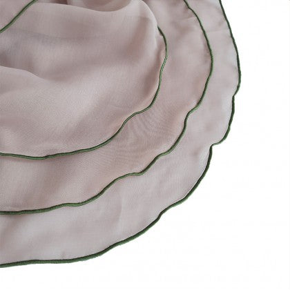 Tudung Bawal Maira Ruffle - Sandy Shades