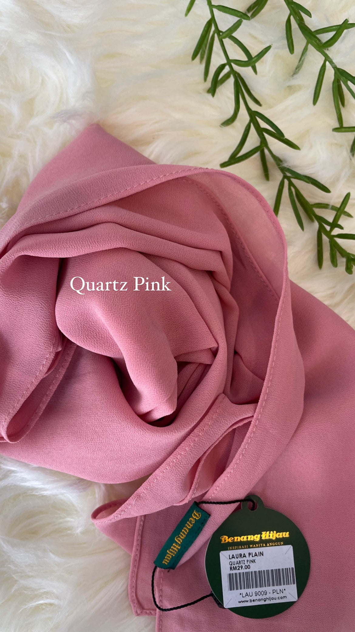 Laura Long Shawl - 29 Quartz Pink
