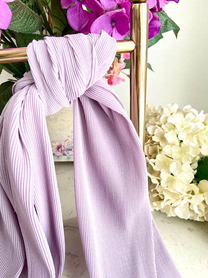 Leia Pleated Shawl - 41 Lavender