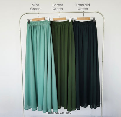 Alin Flowy Skirt - 41 Forest Green