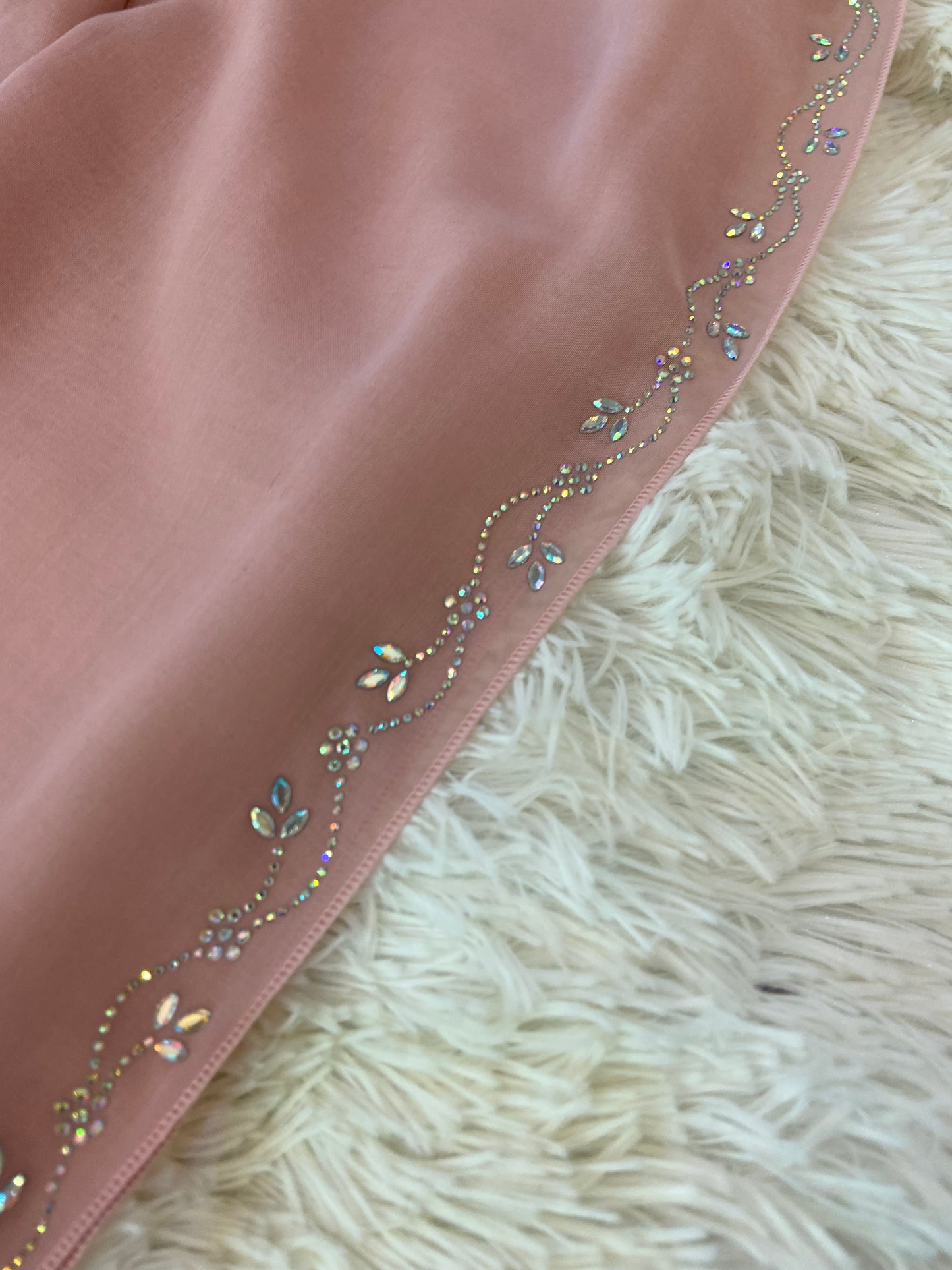 Tudung Bawal Nisa Bling - 25 English Rose