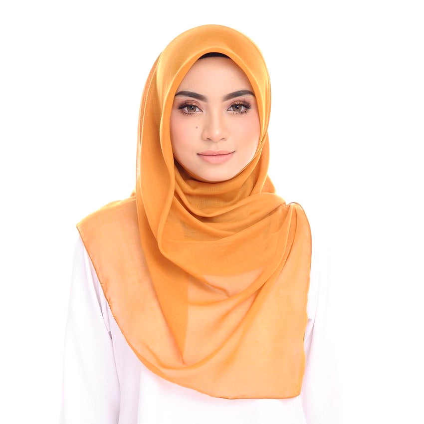 Tudung Bawal Maira Square - Inca Gold