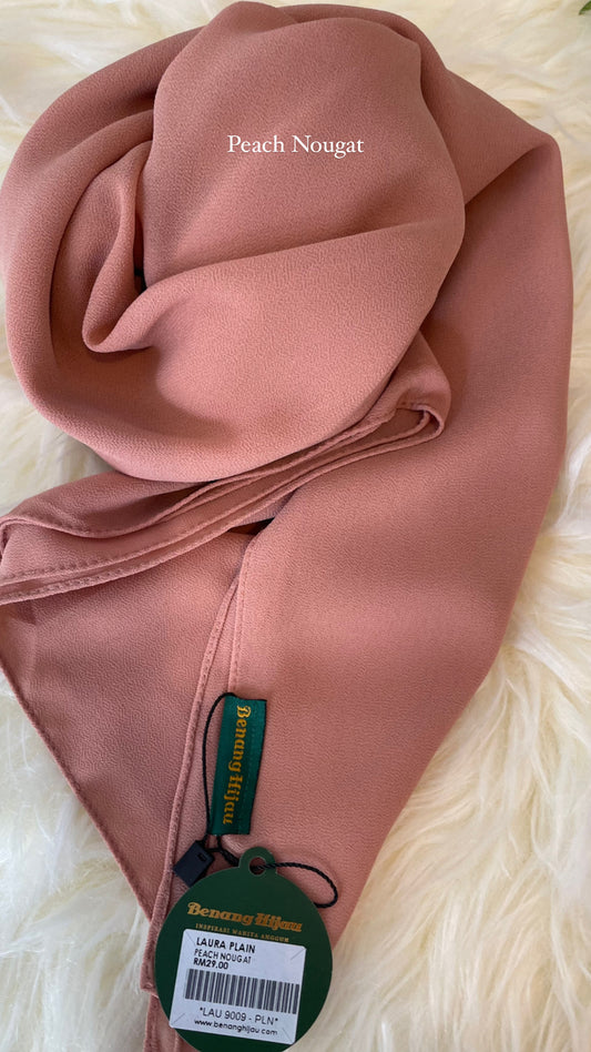 Laura Long Shawl - 24 Peach Nougat
