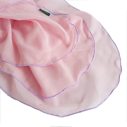 Tudung Bawal Maira Ruffle - Pink Lady