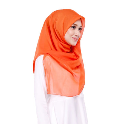 Tudung Bawal Maira Square - Flame