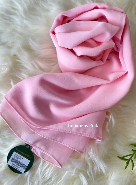 Laura Long Shawl - 27 Impatients Pink