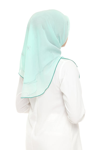 Tudung Bawal Maira Bling - 40 Aqua Green