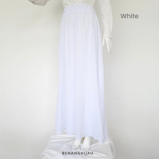 Alin Flowy Skirt - 10 White