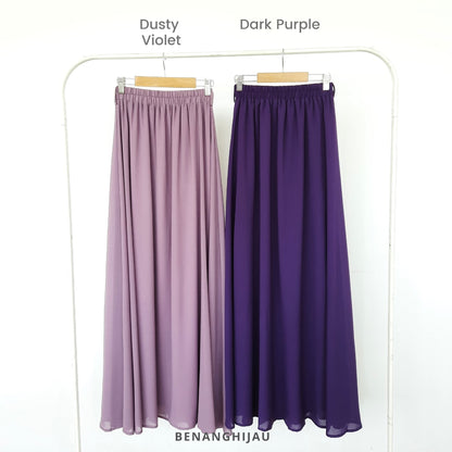 Alin Flowy Skirt - 38 Dusty Violet