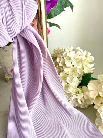 Leia Pleated Shawl - 41 Lavender