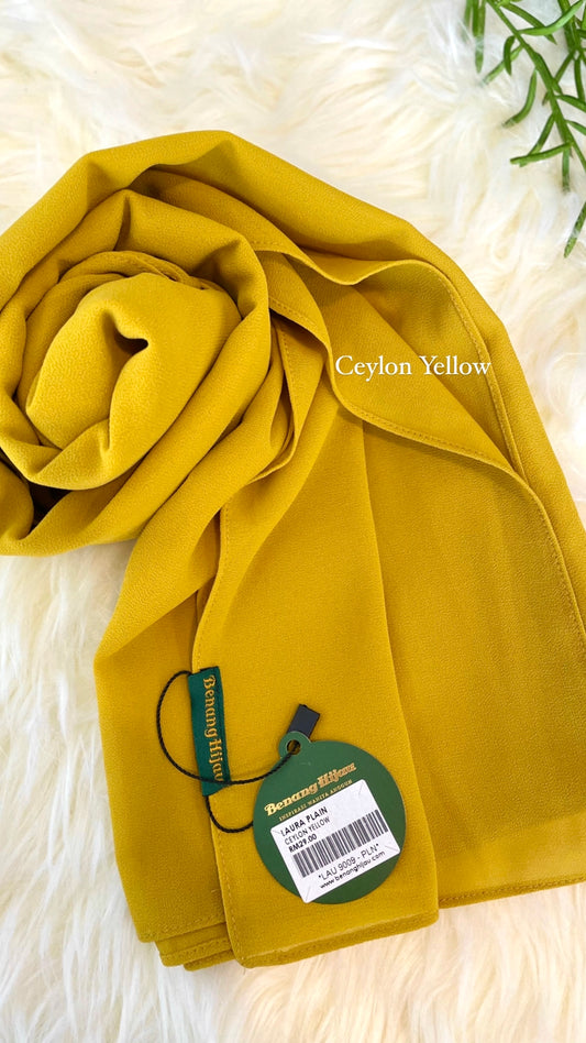 Laura Long Shawl - 13 Ceylon Yellow